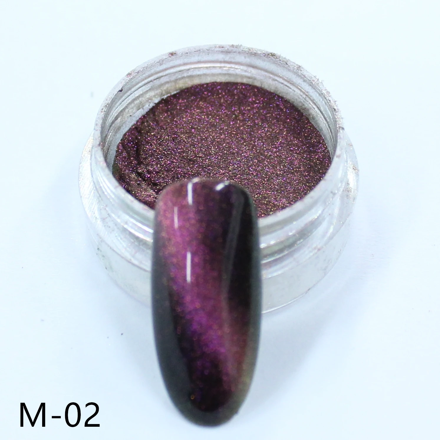 Wholesale 5D magnetic cat eye chameleon chrome powder pigment for nail art