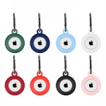 Wholesale Anti-Fall Waterproof Shockproof Airtags Silicone Case Airtag Protected Cover With Keychain