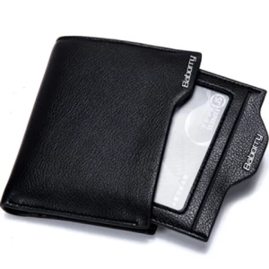 Wholesale Anti-magnetic Anti-radio Frequency Identification Mens Key Wallet Card Package Short Wallet