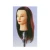 Import Wholesale Beauty Salon Equipment Female Mannequin Head 100% Human Hair Barber Pricetice Black and golden Training Mannequin Head from China