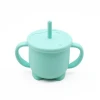 Wholesale BPA Free Custom Food Grade Water Baby Training Silicone Sippy Cup