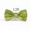 Wholesale Business bow tie mens solid color bow tie wedding bow tie candy colors