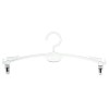 Wholesale Clear Plastic Hanger for Lingerie and Underwear with Thin Clips