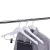 Import Wholesale Clothes Display Rack Wooden Hanger with Adjustable PVC End Clips from China
