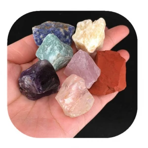 Wholesale crystal minerals natural mixed quartz gemstone rough raw stone for chakra healing products