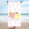 Wholesale Custom Lightweight Print Logo Design Sublimated Digital Printed MicroFibre Personalized Sand Free Beach Towels