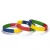 Import Wholesale Custom Logo Printing Colourful Silicone Bracelet Wristband from China