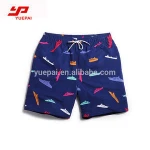 Wholesale custom sublimation printing swimwear quickly dry waterproof Beach Shorts for men
