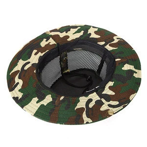 wholesale customized olive fishing outdoor mesh bucket hat