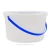 Import Wholesale eco friendly custom logo 3.78L round  4 quarts pp IML plastic ice cream bucket with handle from China