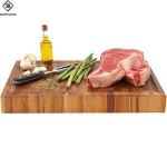 Wholesale End-Grain Chopping Board Acacia Wooden Chopping Cutting Board