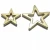 Import Wholesale garment shoes bag accessories decoration Zinc Alloy Star Shape Stud brass Rivet for leather from China