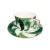 Import Wholesale High Quality Green Banana Leaf Ceramic Dinnerware Sets For Restaurant Hotel Gifts from China
