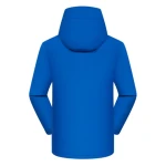 Wholesale Lightweight Waterproof Hooded Rain Jacket Outdoor Raincoat Windbreaker Hiking Mens Jacket