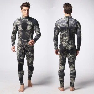 Wholesale Men Back Zip Long Sleeve for Diving Surfing Snorkeling 3mm Neoprene Wetsuit