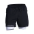 Import Wholesale Mens 2 Layers Security Sports Training Workout Shorts Fitness Quick Drying GYM Shorts from China