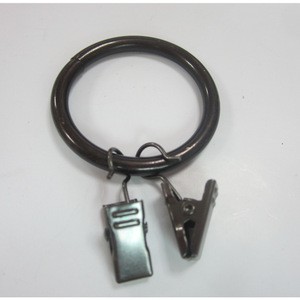 Wholesale Metal Black Curtain Ring Clip In Nickel Free And Lead Free 38MM OUTER DIAMETER