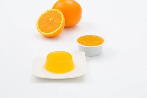 Wholesale mini cup oranges fruit jelly with a melting texture