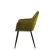 Import wholesale modern metal legs luxury hotel big upholstered urban fabric dining chairs from China