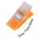 Wholesale Multipurpose Sewing Craft Quilt Binding Clips Clamps Plastic Sewing Clips for Crochet Crafting and Knitting clip