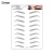 Import Wholesale New Designs High Quality Women Face Makeup Fake Waterproof Temporary Tattoo Eyebrow Sticker from China