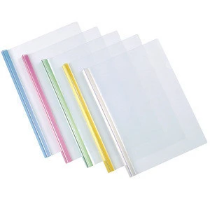 Wholesale plastic clear report cover slide binder file for file tidying