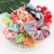Import Wholesale scrunchy hair band Elastic hairbands tie-dye Velvet scrunchies for women hair Accessories srunchy hair bobbles from China