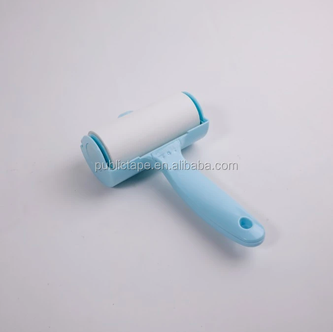 Wholesale Sticky Lint Roller Set Plastic Pet Cloth Hair Remover Mini Sticky Cleaning Brush Lint Roller With Handle