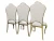 Import Wholesale strong modern stainless steel stackable dining chair from China