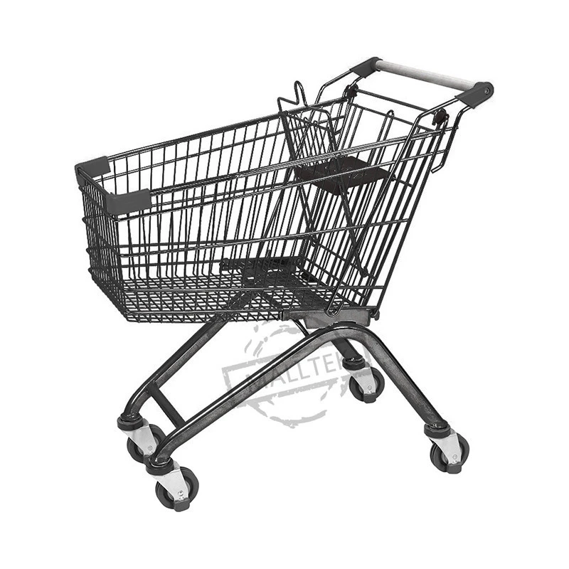 Wholesale  Zinc plated Retail Grocery Store Metal Supermarket Shopping Cart