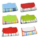 Wholesaler outdoor garden lawn oxford fabric thicken moistureproof waterproof picnic blanket camping mat