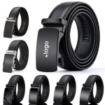 Wholesalers wholesale high-end leather belts at low prices mens leather automatic buckle heads