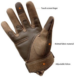 Winter Rubber Knuckle Men&#39;s Tactical For Cycling Camping Climbing Armor Protection Shell  Gloves