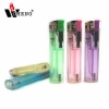 WK30 Cheap Slim Plastic Electric Gas Lighter with Frost painting