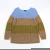 Import Women knitted sweater thin pullover hoodie with color blocking from China