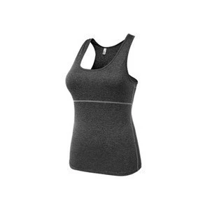 Womens Pro Stretch Compression Tank Top, Gym Fitness Dry Fit Sportswear, Running Yoga Sleeveless Shirts