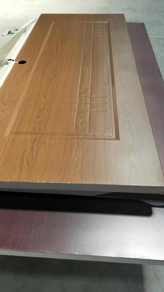 Wood effect Heat Transfer equipment on Steel door