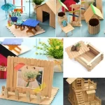 Wood popsicle sticks wooden ice cream sticks with custom logo