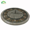 Wooden Ring Engraved Wood Antique Style Wall Clock