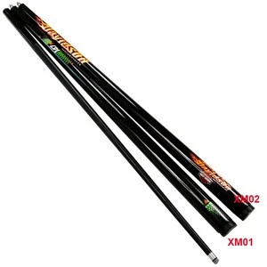 xmlivet Carbon Billiard Pool cues in 9.5mm tip Black color 1/2 split stainless steel joint Snooker cue sticks China
