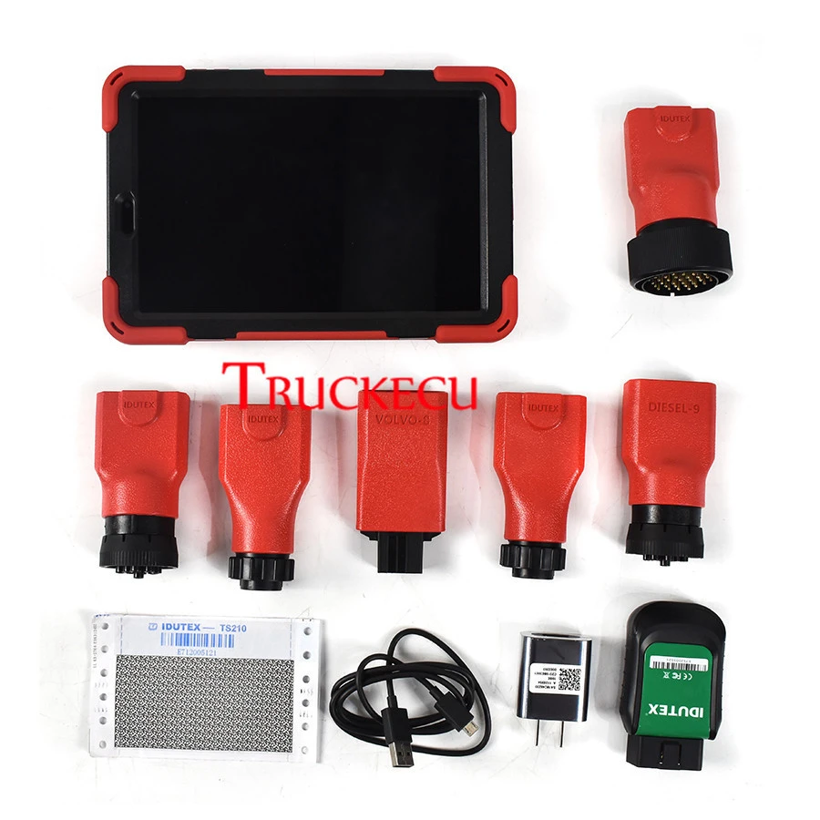 XTUNER IDUTEX TS210 for multiple brand truck commercial vehicle machinery agriculture diagnostic tool+tablet PC diagnostic tool