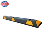 Yellow & Black Safety Reflective Parking Traffic Rubber Curbs
