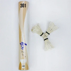 Yiwu factory directly wholesale cheap price duck feather training badminton shuttlecock