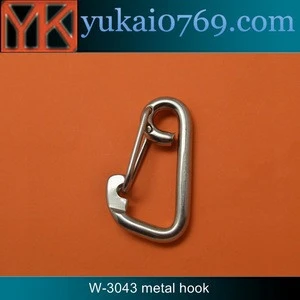 Yukai handbag used metal o ring clasp/metal swivel snap hook with eyelet