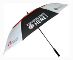 Large Golf Umbrella with Windproof Frame