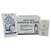pre-powdered or powder free Sterile latex surgical gloves