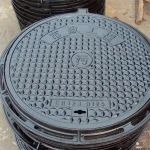 Ductile iron manhole covers and pipe fittings