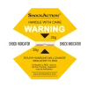 ShockAction impact indicator label shock indicator sticker 25G-100G