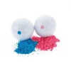 Boomwow Exploding Pink Blue Powder Gender Reveal Golf Balls For Baby Announcement Party﻿