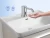 Import Touch free automatic foaming soap dispenser faucet shape foam sanitizer dispenser from China